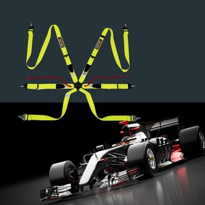 Arnés de Seguridad para Deportes de Motor FIA 8853 2016 de Marca Privada, Fabricante ODM TBRACING, Cinta Fluorescente de Alta Tensión al por Mayor - Product Image 1