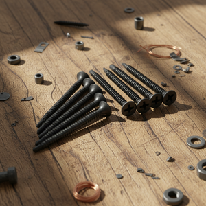 Vis à cloison sèche PDC Modèle 9 en acier inoxydable/acier au carbone, classe 8.8, filetage standard, pointe de perçage, autoperceuse, tête bombée/à cornet - Product Image 1