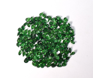 Lot de pierres précieuses en tsavorite naturelle vert profond, qualité œil de chat, en vrac, 3x5 mm, 7x5 mm, 6x4 mm, 5x4 mm - Product Image 5
