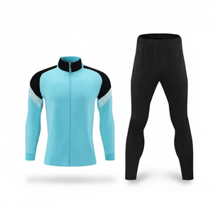 Ensemble d'entraînement de football personnalisé pour hommes, uniforme sportif adulte, impression par transfert thermique, sublimation, 100% polyester, séchage rapide, respirant, short - Product Image 4