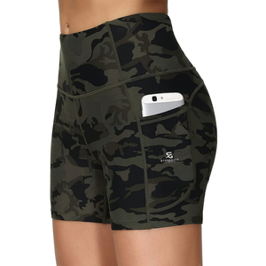 Shorts pour femmes, taille haute, 100% coton, vêtements de sport, respirants, décontractés, été, ceinture élastique réglable, streetwear, vente en ligne - Product Image 2