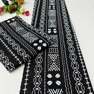 Kenya tissu de coton ciré africain 100 pour cent de coton avec des couleurs vives pour les vêtements robes sacs et projets de couture - Product Image 1