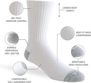 Chaussettes courtes blanches 100% coton respirantes couleur unie pour usage quotidien, chaussettes décontractées pour adultes, épaisseur standard, tricotées pour l'été - Product Image 5