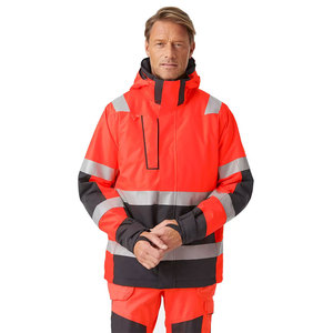 Custom Logo Construction Winter Hi Vis Long Sleeve Jackets Waterproof Reflective Safety Reflector Worker Jacket - Product Image 1