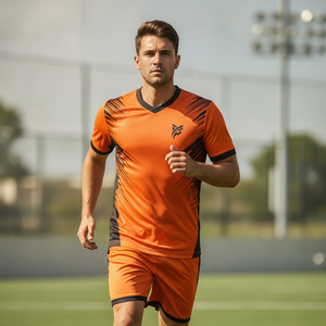 Conjunto de Entrenamiento de Fútbol con Estampado Profesional, Uniforme de Práctica de Fútbol, Chándal Deportivo Transpirable 100% Poliéster con Nombre y Letra del Jugador - Product Image 4