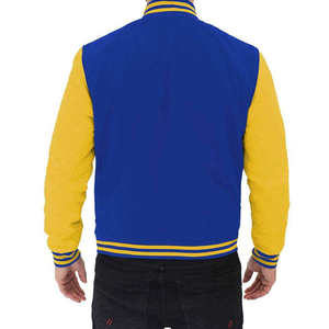 Custom Embroidery Patch Stand <b>Collar</b> High Street Style Varsity <b>Jackets</b> Long Thickness Letterman <b>Jacket</b> - Product Image 6