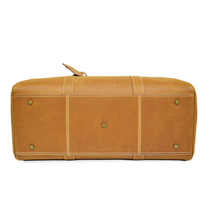 Service OEM : Sacs de voyage en cuir de vachette vieilli à col montant personnalisés – Sacs de voyage pour hommes en cuir de vachette de qualité supérieure, très tendance et personnalisables - Product Image 3