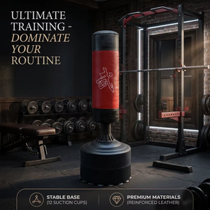 Sac de frappe lourd en gros avec logo personnalisé pour l'entraînement de boxe, le sport, le fitness et l'équipement de gym - Product Image 2