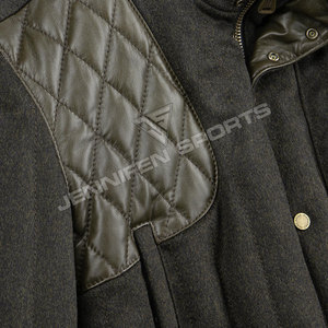 Customized High Quality Men's Best 100% Wool Fabric Jacket New Style Hunting Jacket Multi Pockets&Buttons Closing - Product Image 3