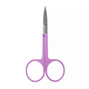 Ciseaux à cuticules en acier inoxydable à lame incurvée pour la beauté, la manucure et les soins des ongles ANAAIF - Product Image 1