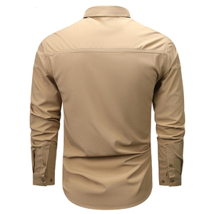 Camisa Táctica Premium para Hombre, Manga Larga, Color Sólido, Tejido Transpirable Avanzado, para Actividades al Aire Libre - Product Image 2
