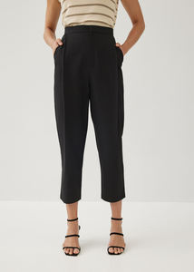 Pantalon décontracté pour femme, taille mi-haute, en tissu doux de laine et de coton, de haute qualité, séchage rapide et respirant pour un usage quotidien - Product Image 4