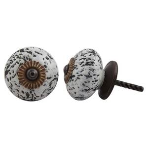 Poignées de porte en céramique blanche en gros, poignées de tiroir gravées pour armoires de cuisine et meubles de salle de bain, vente en gros - Product Image 2