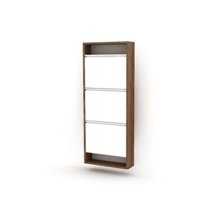 Portascarpe con struttura in legno a 3 livelli con Design nascosto eleganti scarpiere e supporti - Product Image 3