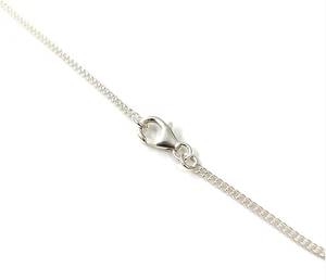 Collier élégant et minimaliste en pierre de lune, tendance, fabriqué en argent sterling, pour toutes les occasions. - Product Image 5