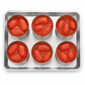 Délicieuses tomates Roma de qualité supérieure, conformes aux normes internationales, prix de gros, dans un bocal en verre de 720 ml, jus de tomate inclus. - Product Image 2