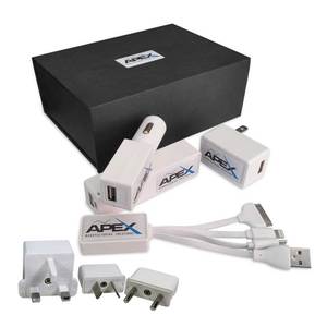 Kits de Energía, Adaptadores de Viaje, Banco de Energía Universal, Adaptador de Cargador para Auto y Cable - Product Image 2