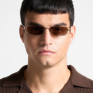 LMA 8060 Lmamba Luxury Brand Unisex Metal Small Square UV400 Fashion Custom Logo Rimless Personality <b>Sunglasses</b> 2025 China - Product Image 2