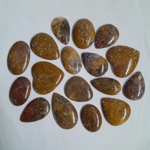 Vente en gros cabochon de jaspe rouge indonésien naturel de haute qualité pierres précieuses artisanat cristal de guérison 3x2,5 cm - Product Image 4