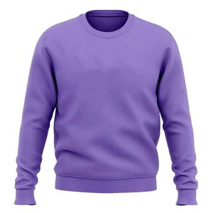 Suéter de Punto para Hombre, Cuello Redondo, Color Sólido, Corte Regular, Estilo Casual, Manga Larga, Azul Verde, Nueva Llegada - Product Image 3