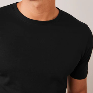 T-shirt en coton surdimensionné personnalisé pour homme, 100 % respirant, couleur unie, coupe ample, manches courtes, grande taille, streetwear de haute qualité - Product Image 4