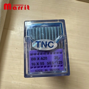 TNC # Aiguilles en acier DBxA20-16x95-20/125 fabriquées à Taïwan pour machines à coudre industrielles et pièces de machines à coudre pour vêtements. - Product Image 1