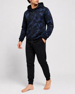 <b>Men's</b> Hooded <b>Zip</b>-<b>Up</b> Sweatshirt Solid Color Cotton <b>Fleece</b> Oversized Fit Autumn Winter Quick Dry Low MOQ <b>Men</b> Hoodie - Product Image 2