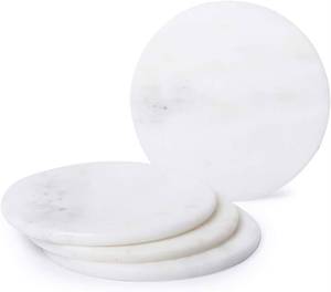 FAIZA CRAFT <b>Marble</b> <b>Coasters</b> Handcrafted Modern Luxury Eco-Friendly Set Customizable Color Logo High Quality for Tea Cups Coffee - Product Image 2