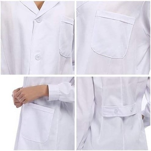Blouse médicale de style moderne, blouse de laboratoire, uniforme professionnel de haute qualité pour médecins et infirmières, usage quotidien - Product Image 3