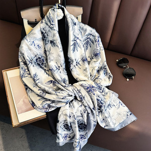 New Arrival Women's Long Light Soft Fashion Solid Scarf <b>Wrap</b> <b>Shawl</b> for Spring All Seasons - Product Image 4