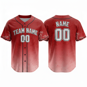 Camiseta de Béisbol Personalizada para Adultos, Sublimada, Tejido de Malla 100% Poliéster, Cómoda, Duradera, de Secado Rápido y Transpirable, Manga Corta - Product Image 5
