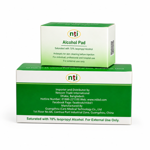 Toallitas Desinfectantes Médicas Nti, Tamaño Mediano, 70% Isopropilo, Antisépticas, Estériles, Envueltas Individualmente, para Uso Externo y Desinfección - Product Image 3