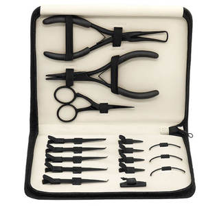 Kit Profesional de Herramientas para Extensiones de Cabello con Pinzas, Aguja de Bucle, Gancho y Anillas Micro Ring, Kit Completo de Herramientas para Extensiones de Cabello - Product Image 4