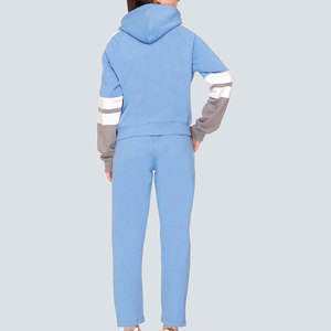 Best Price Customized Long Sleeve Pullover Tracksuits For Women High Quality Latest Style Two Piece Women's Winter Tracksuits - Product Image 2