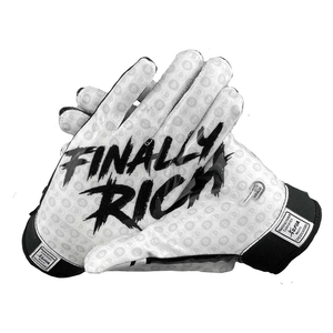 ถุงมือซิลิโคนเจล 7v7 คุณภาพสูง ถุงมือรับบอลอเมริกันฟุตบอลแบบกำหนดเองได้ ทนทาน กันลื่น สำหรับเด็กและผู้ใหญ่ พร้อมโลโก้ยาง - Product Image 2