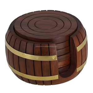 round Wooden <b>Coaster</b> Eco-Friendly <b>Drink</b> <b>Coaster</b> for Home, Bar, Cafe Wholesale Wood Cup Mat stone,<b>coasters</b> - Product Image 2