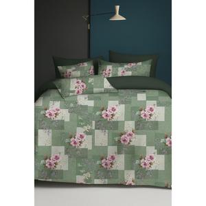 Stylish Quality Cotton 3 PCS Bedsheet Set Solid Floral Print Classic Style <b>Comfortable</b> and Great for Gifting - Product Image 4