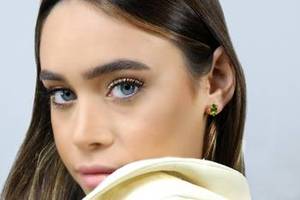 Vintage Pure 925 Sterling Silver Eye Shape <b>Green</b> Stone 18K Gold Plated Natural Peridot Gemstone Birthstone Stud <b>Earrings</b> For Her - Product Image 3