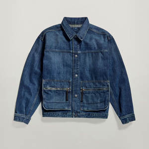 Outfitize Veste en jean légère d'été pour homme, blanche, respirante, en coton, tendance - Product Image 4