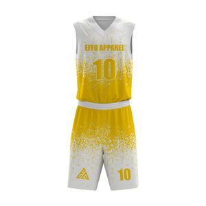 Uniforme de Baloncesto de Malla con Ajuste Cómodo, Ropa Deportiva, Fabricante de Ropa Deportiva con Logotipo Personalizado, Producción al por Mayor - Product Image 1