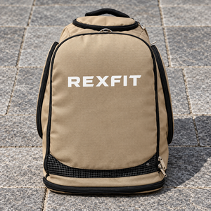 Bolsa de Almacenamiento para Raquetas de Squash REX FIT SPORTS, Diseño con Bolsillos, Material de Nailon, Capacidad de 50-70L, Impermeable, para Equipo Deportivo de Pista - Product Image 1