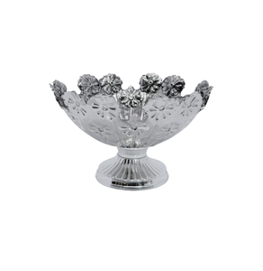 Elegant Stainless steel Metal Bowl Gold Ivory Color Salad Soup fruits handmade bowl - Product Image 4