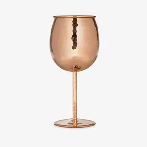 Decorative Stainless Steel Metal <b>Wine</b> <b>Goblet</b> Reusable <b>Wine</b> Cup Elegant Stemmed Drinking Glass for Party Wedding - Product Image 1