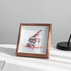 New Design Wood <b>Square</b> Photo <b>Frame</b> Minimalist Tabletop Decor Horizontal Orientation for Home Decoration Office Table Photo <b>Frame</b> - Product Image 6