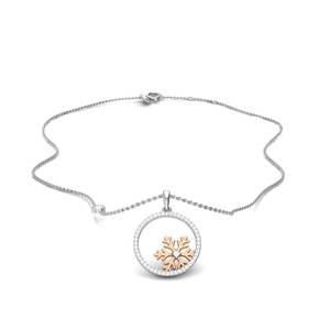 Collier unisexe en argent sterling 925 plaqué rhodium avec pendentif cadenas et chaîne serpent pour tous les jours - Product Image 4