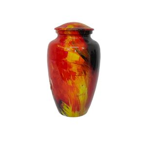 Urnas de cremación de recuerdo para adultos de aluminio para cenizas humanas, fabricante y exportador de diseño elegante de origen indio - Product Image 1
