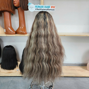 Peluca de Cabello Humano HD de 8-32 Pulgadas con Cierre de Encaje, Grado Virgen Vietnamita, Estilo Ondulado Natural, 250% de Densidad, Cabello Gugu - Product Image 3