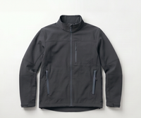 Veste softshell imperméable et coupe-vent pour homme, avec fermeture éclair frontale chauffante, pour l'hiver et les activités de plein air, style streetwear