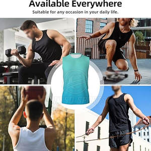Camisetas sin Mangas para Hombre, Camisetas Deportivas de Algodón para Gimnasio, Fitness, Verano, Musculación, Camisetas Casuales Deportivas - Product Image 5