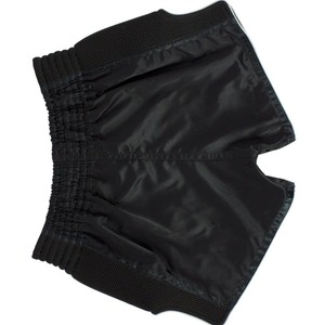 Pantalones Cortos de Boxeo Fairtex Negros con Estampado Brillante y Logotipo 'Never Give Up' en la Parte Delantera, Unisex para Adultos, Ropa de Artes Marciales - Product Image 2